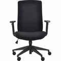 Eurotech Seating CHAIR, TASK, SWVL, BKBK EUTGENEFBLK